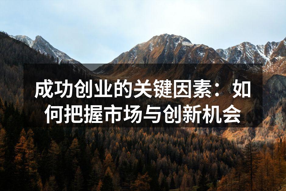 创业者在市场调研中