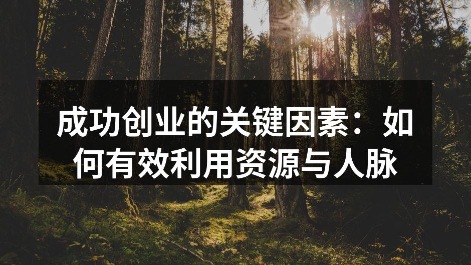 创业者与团队协作