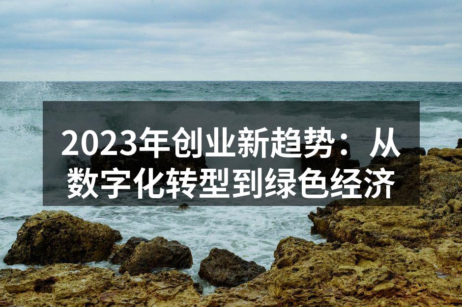 数字化转型助力创业者创新